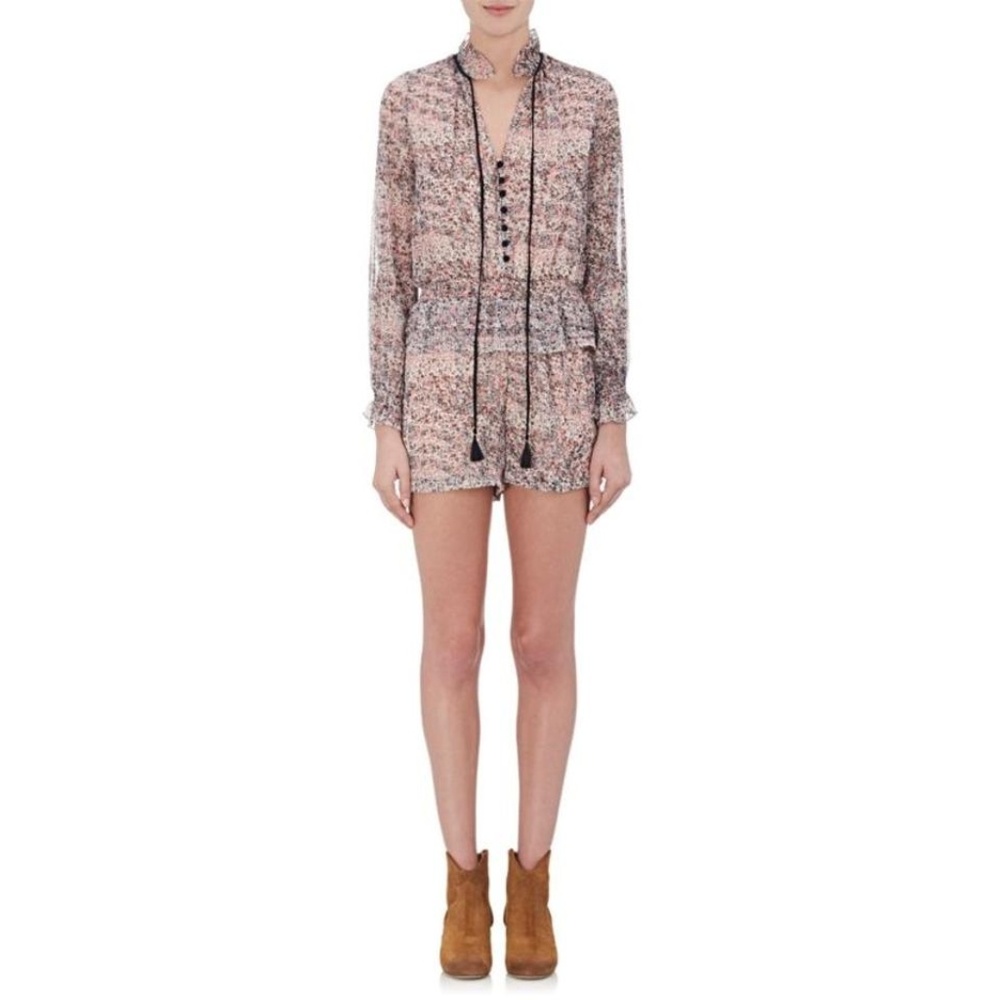 Barneys NY White Floral Romper Only Worn Once!